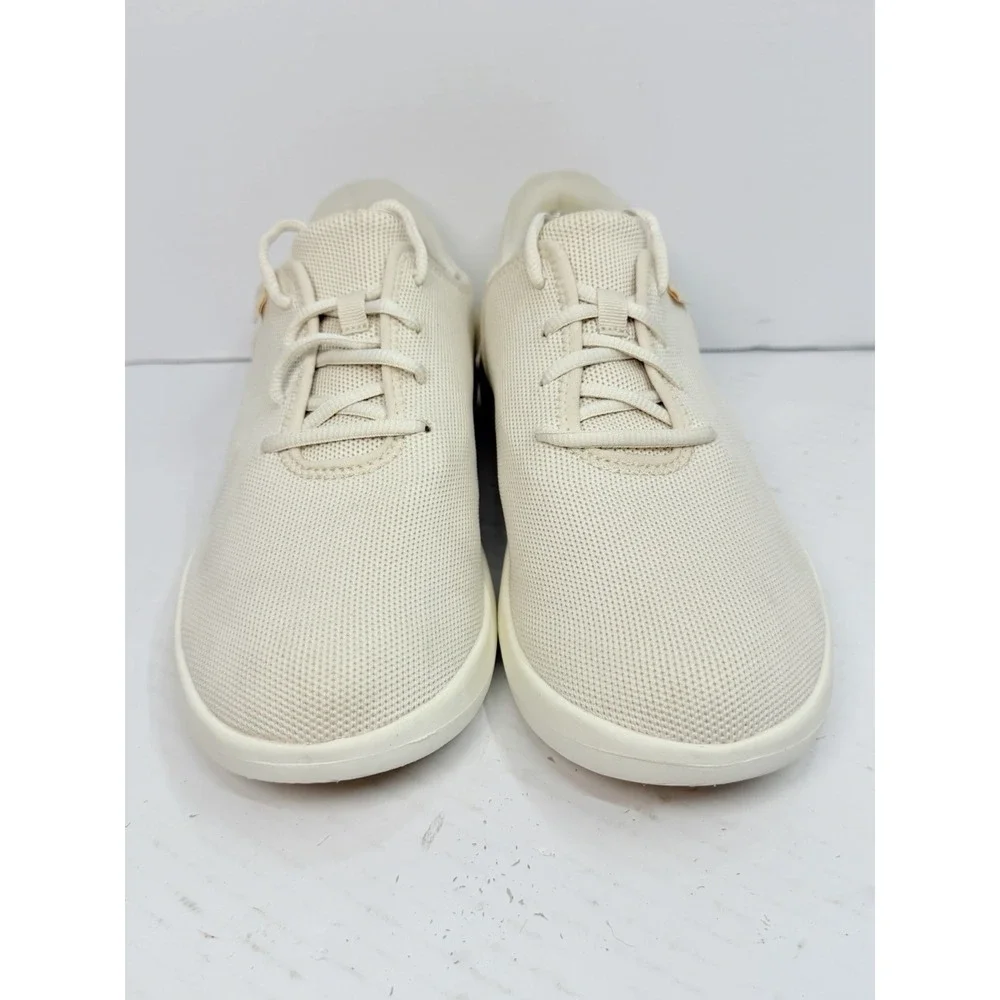 Kizik Madrid Eco Knit Hands Free Sneakers Men's 9 Women's 10.5 Cream